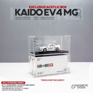 KAIDO EV4 MG KOTAK ACRYLIC Mini GT Acrylic Display Box for 1:64 Diecast Car Model Display
