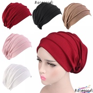 ROSE Breathe Hat Cancer Muslim Scarf Cap Head Cap Hat Cotton Chemo Cap