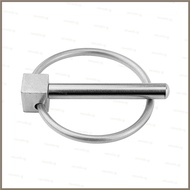 Nevʚ ɞ Heavy Duty Lynch Pin Fastener Stainless Steel Linch Pin with Ring for Farm Tractors Trailers Trucks Mower Durable