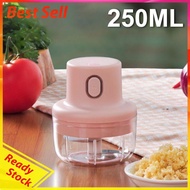 Electric Garlic Chopper Mini Portable Veggie Chopper USB Onion Chopper Garlic Mincer for Garlic Ging