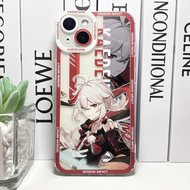 Genshin Impact Hu Tao Kaedehara Ganyu เคสโทรศัพท์ Xiaomi Redmi Note 11 10S 10S Pro Max 11E 5G 9 8 7 POCO F4 GT M4 M3 Pro X3 GT X4 Pro F3 MI 11 Lite 5G NE 11T Pro 10T Redmi 9A 10 2022 9 9C กรอบใส Angel Eye กันกระแทกฝาหลัง