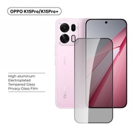 For OPPO K15 Pro Plus Glass OPPO K15 Pro Screen Protector Privacy Tempered Glass Protective Phone Fi