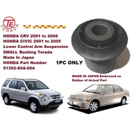 HONDA CIVIC CRV Lower Control Arm Suspension SMALL Bushing 2001 to 2006 Terada Made In Japan