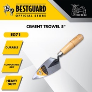 E071-E3707 High Quality Steel brick layer trowel w/ wooden handle for finishing concretes 6"-110"