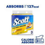 Scotts Calorie Absorb Kitchen Towel Softpack (80s x 3 Packs)
