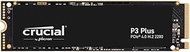 Crucial P3 Plus 1TB PCIe 4.0 3D NAND NVMe M.2 SSD, up to 5000MB/s - CT1000P3PSSD8, Black