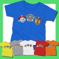 เสื้อเด็ก พร้อมส่งในไทย การ์ตูนขบวนการเจ้าตูบสี่ขา ผ้า cotton 100% paw patrol ลายกลุ่มC