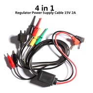 Digital DC Power Supply Power Cable Regulator Power Supply Multimeter Testing Kabel Cable 15V 2A For