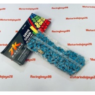 THIN CHAIN 415HC - 130L TK RACING ORIGINAL COLOR biru