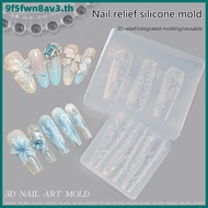 3d Butterfly Flower Silicone Mold Nail Stamping Plate Handmade Uv Gel Art Tools For Enthusiasts