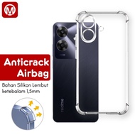 ANTICRACK REALME NOTE 70 60 60X 50 P3 5G GT7 GT7T GT6 CLEAR SILICONE SOFTCASE ANTI CRACK AIRBAG CASE