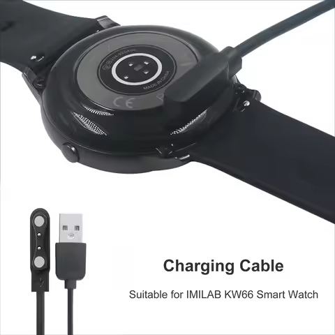 USB Charger Cable For Xiaomi Haylou RT LS05S/YAMAY SW022/MI IMILAB KW66/Haylou Sloar LS05/Ticwatch C