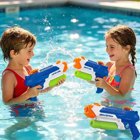 Wasserpistolen für Kinder – Summer Soaker Spritzpistole, Outdoor-Spielzeug für Jungen und Mädchen ab