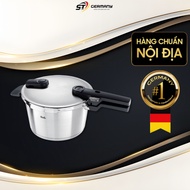 HCM Fissler Vitaquick Premium pressure cooker made in Germany, German domestic multi-function induct