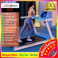 ADSport AD518 Walking & Running Machine Electric Treadmill LCD Display Support Bluetooth App Mesin S