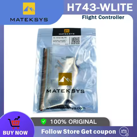 MATEK MATEKSYS H743-WLITE Flight Controller Built-in STM32H743VIH6 OSD Blackbox 2-6S LiPo Buzzer For