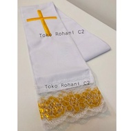 Embroidered Baptism Fabric - Baptism Fabric - Embroidered Baptism Fabric - Adult Baptism Fabric - Ba