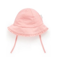 澳洲Purebaby有機棉嬰兒帽/女童遮陽帽-12~24月
