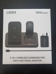 ＜限時優惠＞ ITFIT 三合一無線充電板 (包括30W旅行充電器)