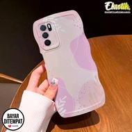 Case Oppo A16 / Oppo A54S Gelombang - Eksotik - Casing Oppo A16 / Oppo A54S - Silikon Oppo A16 / Oppo A54S - Motif Aesthetic Lucu - Cassing - Aksesoris Hp - Kesing Oppo A3S - Cover Hp - Mika Hp - Softcase Oppo A16 / Oppo A54S Terbaru