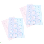 4pcs Paper Craft Molds Paper Craft Tools Half Paper Quilling Tools