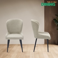 SB Design Square SB DESIGN SQUARE SUPER PACK เก้าอี้ 2 ตัว ชุดเก้าอี้JEBAN ผ้าสีน้ำตาลอ่อน