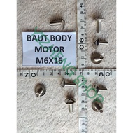 MOTORCYCLE BODY BOLT M6X16