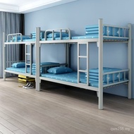 Staff Steel High Low Bed Low Bed Steel Student Dormitory Dormitory Bed Thickened Bed Dormitory Iron 