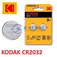 Genuine 2PCS KODAK MAX CR2032 Lithium Battery 3V