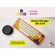 Wooden CASE for RK G68 MECHANICAL KEYBOARD - CASE WOOD MECHANICAL KEYBOARD RK G68