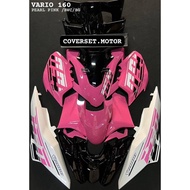 COVERSET HONDA VARIO 160 HIJAU LUMUT /SET VARIO 160 INITIAL D