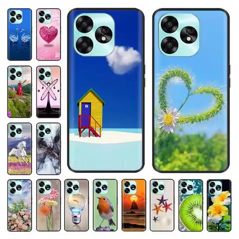 For Umidigi A15 A15C Case Cute Flower Mouse Shockproof Silicon Soft Back Cover for Umidigi A15C NFC