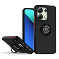 全城熱賣 - 適用於小米 紅米 Note 13 4G 祺影一代系列 TPU+PC指環手機殼（黑色+紅色）