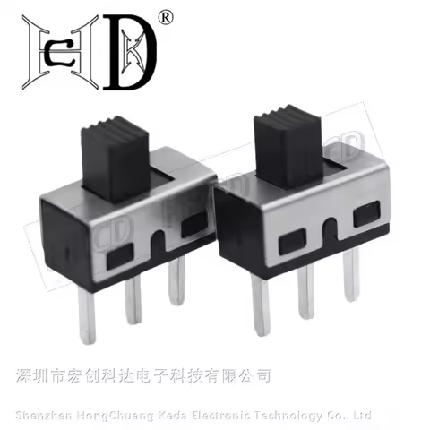 10PCS 3Pins Straight Feet 1P2T Handle High 5mm Spacing Of 4.7mm 3A 250V SS12D10G5 SS12D10 SS12D11 To
