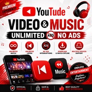 YouTude Unlimited Video & Music Premium No ads yt utube youtube