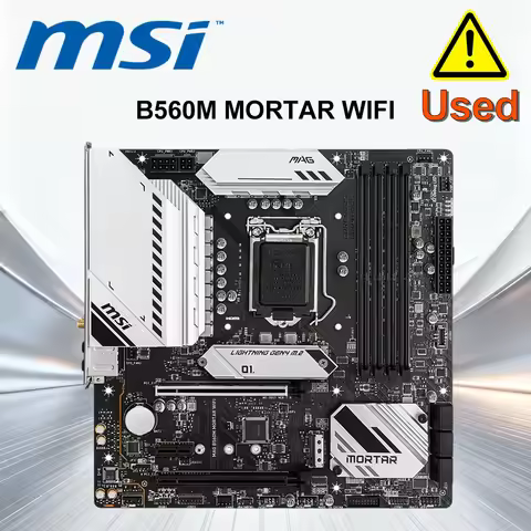 MSI MAG B560M MORTAR WIFI LGA1200 DDR4 Micro ATX Motherboard
