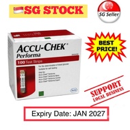 [🇸🇬 Stock|Performa 100s ACCU Check Performa 100s Test  Strips Expiry date: Jan 2027