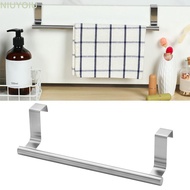 NIUYOIU Rag Rack Hanging Shelf Cabinet Door Hanger Shelf Over Door Towel Bar