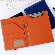 BUCKS Manager Clip Multifunctional Filing Products Writing Pads Business Card Holder Document Bag PU