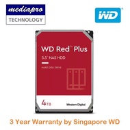 WD RED Plus 4TB NAS 3.5" Internal Hard Disk - Local WD 3 Year Warranty