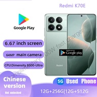 Pre-Owned Redmi K70E Flagship Smartphone MediaTek Dimensity 8300-Ultra 90W Charging Good Condition F