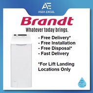BRANDT BT813HQA 8KG WHITE 40CM TOP LOAD WASHING MACHINE