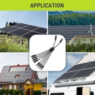 สายต่อ MC4 Y4 Connector 4-1 DC ขั้วต่อ สายไฟ โซล่าเซลล์ ขั้วต่อสายไฟเข้า 4ออก1 รุ่น MC4 Y4