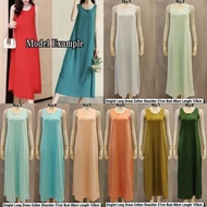 WOMEN SINGLET DRESS COTTON BORONG MURAH DRESS LABUH MUSLIMAH MAXI DRESSES