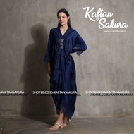 Premium MUSLIM FASHION Women's KAFTAN For The Latest Eid Invitation KAFTAN LACE Brocade SILK super Smooth Material