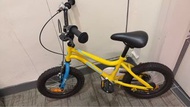 兒童單車 14吋 鮮黃色