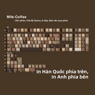 Keycaps Cấu Hình Anh Đào PBT Theo Chủ Đề Cà Phê In Đôi 131 Phím Cho Bàn Phím Cơ - Khả Năng Tương Thí