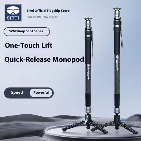 Sirui SVM-145P SVM-165P carbon fiber quick lift monopod DSLR camera release Fiber Video Monopod Flui