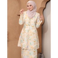 Baju Kebaya Labuh Tania Cotton Sulam Embroidery - Set Pakaian Wanita - Clothing