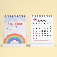 Latest 2025 Mini Calendar Year | 2025 Mini Desk Calendar | Aesthetic Desk Calendar